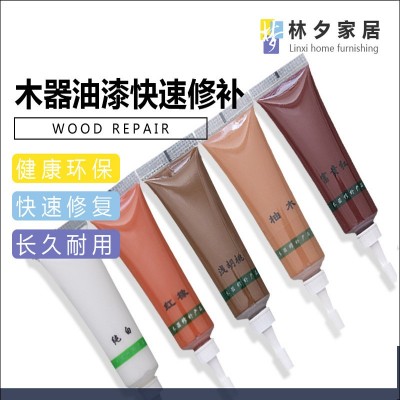 如师厂家直销家具板材修复木器实木脚线补钉眼色膏维xi腻子修补膏图2