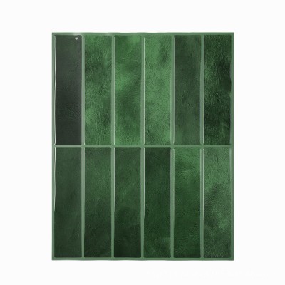 马赛克3D立体水晶滴胶墙贴自粘墙纸卫生间贴纸厨房防油耐高温瓷砖图4