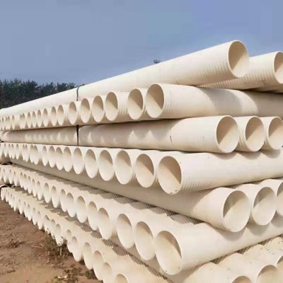 芃勃管道批发波纹管upvc波纹管优质PVC-U双壁波纹管pv c双壁波纹管图4