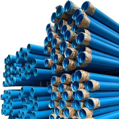 PVC-O给水管双轴取向聚氯乙烯蓝色水管 高标准农田灌溉管抗冲压