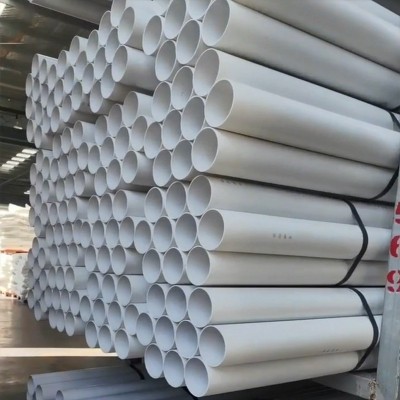 PVC卷芯管upvc卷布管 全新硬质塑料长度可裁 出口塑料卷轴包装管图2