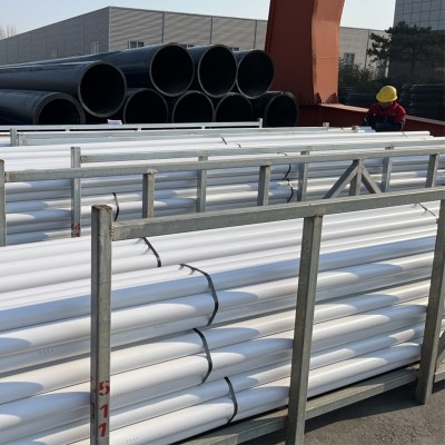 PVC卷芯管upvc卷布管 全新硬质塑料长度可裁 出口塑料卷轴包装管图4