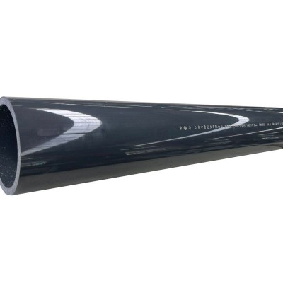 UPVC工业管 PVC-U化工管 深灰色耐酸碱 upvc工业级给排水管厂家图5