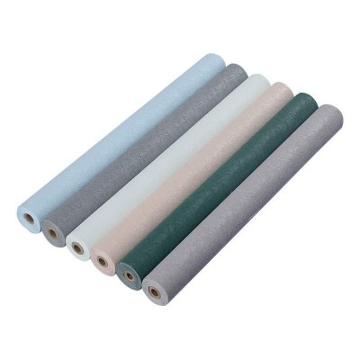 简约现代加厚自粘硅藻泥亚麻卷材墙纸防水卧室墙面装饰背景墙墙贴图4