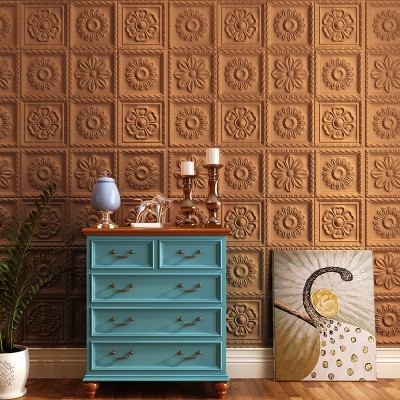 3D立体墙贴纸墙纸自粘欧式花贴纸防水防潮客厅家用商铺背景墙装饰图4