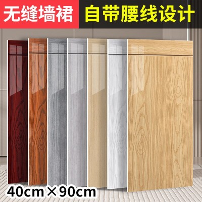 墙贴自粘墙裙店铺装修厨房装饰商用墙面墙纸壁纸新款热卖批发