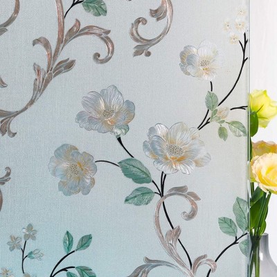 无胶静电玻璃贴批发一米一裁外贸45CM宽珍珠棉卷好静电玻璃贴膜图5