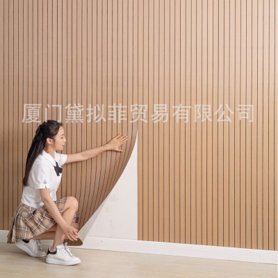 跨境多尺寸代发wallpaper格栅墙贴壁纸防水自粘翻新贴纸北欧加厚图3