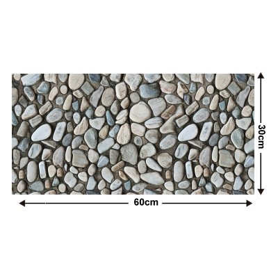 跨境单片装复古文化砖3d立体pvc自粘墙贴装饰电视背景墙卧室壁纸图4