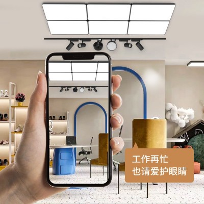 直播间专用顶灯无影灯超亮直播吊灯服装店发廊美发店理发店吸顶灯图2