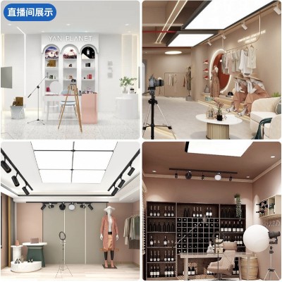 直播间专用顶灯无影灯超亮直播吊灯服装店发廊美发店理发店吸顶灯图5
