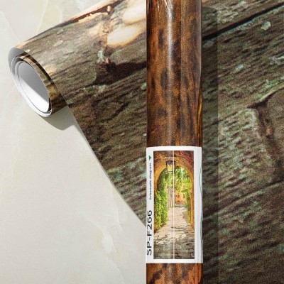 尚易3D创意入户门衣柜装饰墙贴自粘可移除浴室翻新厂家批发门贴纸图2