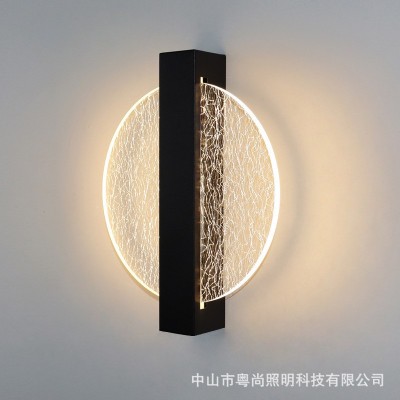 轻奢客厅卧室床头壁挂现代墙面玄关背景墙氛围灯壁饰现代简约