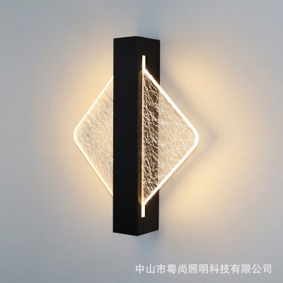 轻奢客厅卧室床头壁挂现代墙面玄关背景墙氛围灯壁饰现代简约图4