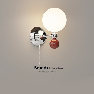 主卧室床头壁灯南瓜法式中古奶油风包豪斯客厅背景墙书房间氛围灯