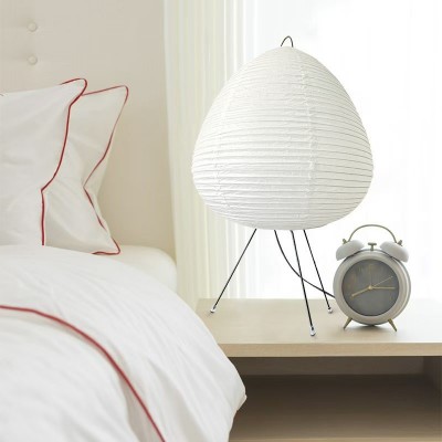 定制北欧现代创意设计卧室书房床头装饰台灯野口勇侘寂凤网红手工图2