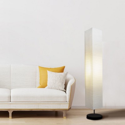 白色北欧创意装饰客厅书房民宿落地灯灯罩纸质现代简约新中式图3