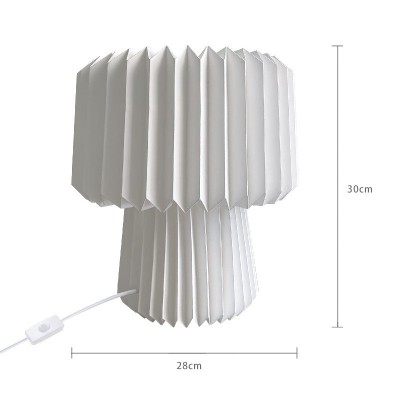 创意桌面折叠纸灯现代简约可折叠台灯LED礼品小夜灯书灯装饰卧室图4