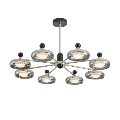 客厅吊灯2025年新款意式高级玻璃创意个性餐桌吊灯中山灯具全屋套图4