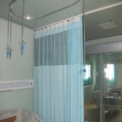 日盛医用隔帘隔断帘常规款学校美容院医院工程窗帘隔帘布阻燃防火图4