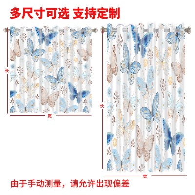 2024新款窗帘飘窗窗帘简约高级感遮光帘布卧室办公室法式批发布料图5