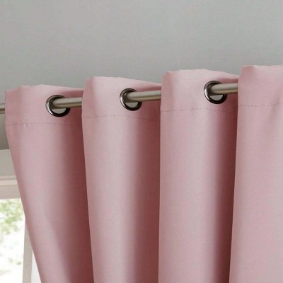 代发成品纯色窗帘跨境亚马逊窗帘遮光外贸窗帘布高精密curtains图2