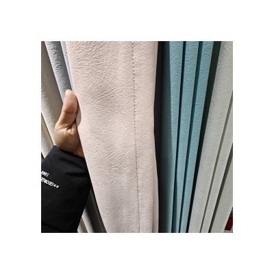 2024新款白丝高精密素色窗帘公寓出租房柯桥厂家批发工程布跑量款图4