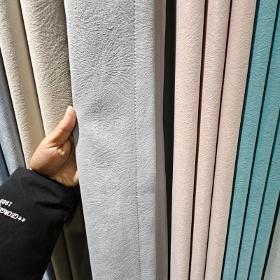 2024新款白丝高精密素色窗帘公寓出租房柯桥厂家批发工程布跑量款图3