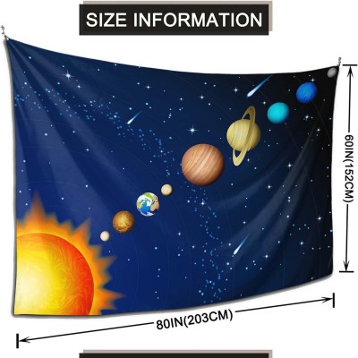 银河外太空太阳能系统壁挂挂毯男孩女孩卧室客厅宿舍装饰厂家直销