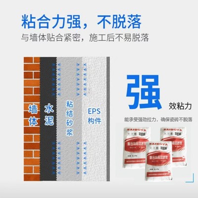 山西太原、晋城、长治外墙保温专用粘结砂浆，一体板/泡沫玻图2