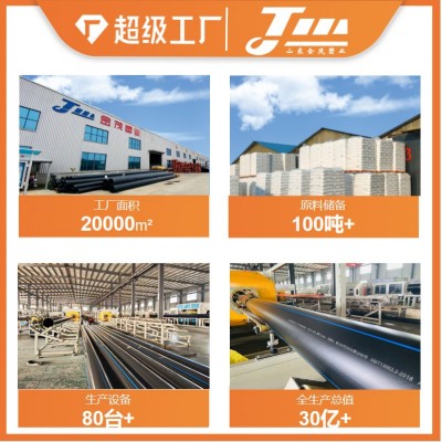 厂家供应pe给水管大口径hdpe塑料给水管道pe饮用自来水硬管全新料图2