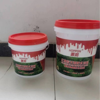 红橡胶天面防水涂料 外露型高弹抗裂耐高温暴晒抗寒