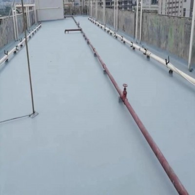 灰橡胶外露型屋面防水涂料 高弹抗裂无需做保护层图3