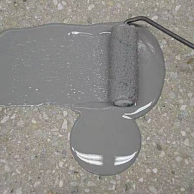 灰橡胶外露型屋面防水涂料 高弹抗裂无需做保护层图2