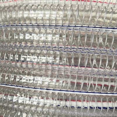 PVC钢丝增强输油管耐冻加厚水管胶管耐高温高压透明塑料钢丝软管图2