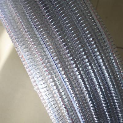 PVC钢丝增强输油管耐冻加厚水管胶管耐高温高压透明塑料钢丝软管图3