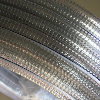 大口径排水管pvc透明螺旋钢丝软管DN160 180 200泥浆排污钢丝管图3