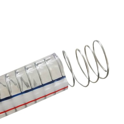 大口径排水管pvc透明螺旋钢丝软管DN160 180 200泥浆排污钢丝管图5