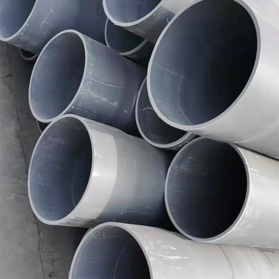 PVC给水管排水管50-400大口径管 全塑螺旋管 农田灌溉工程管PVC管图3