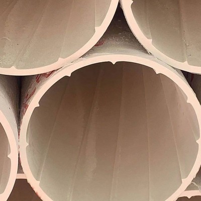 全塑螺旋消音管雨水管 PVC硬管农田灌溉管多种规格市政工程管图3