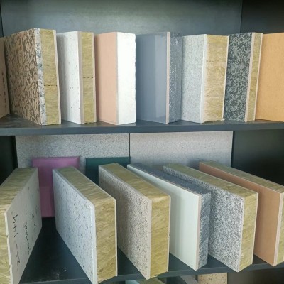 外墙保温装饰一体板岩棉仿石材仿石漆氟碳漆水包砂保温装饰一体板图2