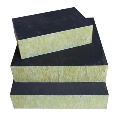 砂浆纸岩棉复合板批发A级防火水泥砂浆建筑外墙材料岩棉复合板图5