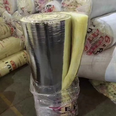 玻璃棉卷毡保温棉隔热棉玻璃纤维降噪隔音棉贴铝箔防火玻璃棉卷毡图2