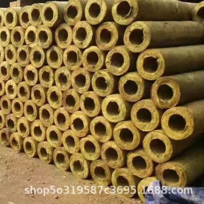 防火岩棉管壳开口阻燃岩棉纤维管厂家铝箔隔热棉耐高温阻燃隔音棉图5