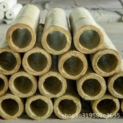 防火岩棉管壳开口阻燃岩棉纤维管厂家铝箔隔热棉耐高温阻燃隔音棉图4