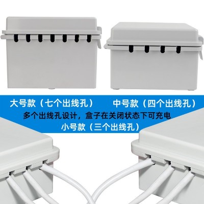 排插防水盒户外保护盒室外接线盒插排开关电源盒配电箱插 座防雨罩图4