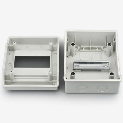 防水配电箱光伏汇流箱空开盒SHPN型户外模数回路空气开关盒可挂锁图2