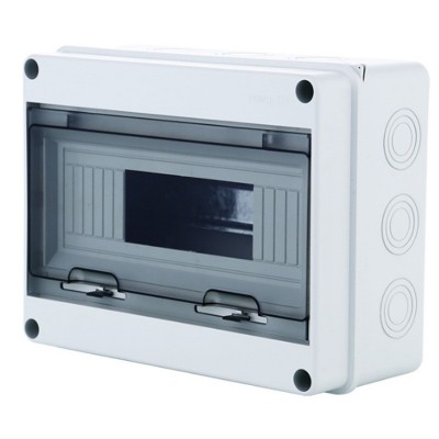 HT-12防水空开盒 户外充电桩配电箱防雨空气开关盒明装漏电保护盒图5