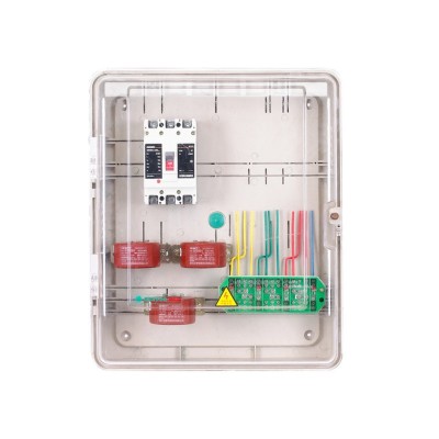 配电箱三相CT计量箱透明塑料家用电箱户外插卡PC防水工地电表箱图3