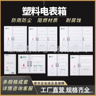 电表箱新国网标准单相塑料户外家用电箱厂家批发PC家用 配电箱